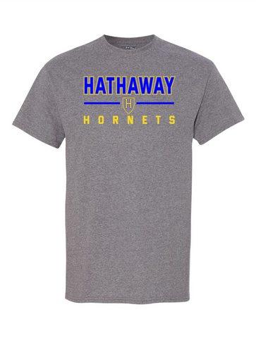 Hathaway Gray Cotton T-Shirt